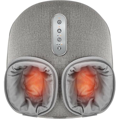 Medcursor Foot Massager with Heat - Mothers Day Gifts Shiatsu Deep Kneading, Delivers Relief for Tired Muscles and Plantar, Multi-Level Settings & Adjustable Intensity for Home, Gifts for Women Mom