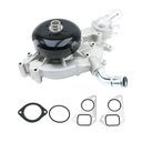 AW5104 Water Pump with Thermostat G7341B 252-845 for 1999 2000 2001 2002 2003 2004 2005 2006 Chevrolet GMC Rainier Escalade 4.8 5.3 6.0L, 19195104, 12569519