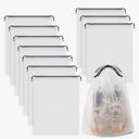 Clear Shoe Bags - 10 PCS, 15.7" x 11.8", Drawstring Travel Shoe Bags for Packing, Waterproof Dustproof Portable Shoe Storage for Men and Women