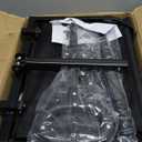 Wagons Carts Foldable, Collapsible Wagon, Foldable Wagon Cart with Wheels, Folding Wagons for Beach Camp Sports Garden, 2 Cup Holders/Lightweight Portable/Black/360 LBS