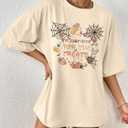 Women Graphic Shirts Magical T Shirt Vacation Holiday Short Sleeve Top Graphic (L)