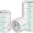 Amazon Basics Extra-Wide Packing Tape for Moving, Storage, Shipping and Sealing Boxes, Crystal Clear, Low Odor, 2.83" x 54.6 Yards, 6-Pack