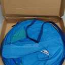 SwimWays Spring Float Premium Recliner Pool Lounger, Inflatable Pool Floats Adult with Fast Inflation for Ages 15 & Up, Sky Blue