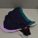 IROCUE Womens Underwear High Waisted Cotton Underwear for Women Pack High Leg Brief Soft Breathable Panties for Ladies Multicolor- L