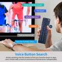 RC-200 Replacement Voice Remote Control for Super Box, Compatible with SuperBox S4 S5 S6 Max / S5 Pro/Elite Ultra/Elite Pro+, Without Voice for S4 Pro and S3 Pro