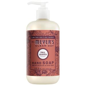 MRS. MEYER'S CLEAN DAY Hand Soap, Fall Leaves Scent, 12.5 Fl Oz Bottle