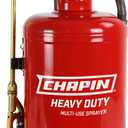 Chapin 1244 Sprayer, 2 Gallon Tri-Poxy Funnel Top Sprayer for Professionals and Contractors Applications, Chemical-Resistant Seals with Die Cast Metal Pump Handle