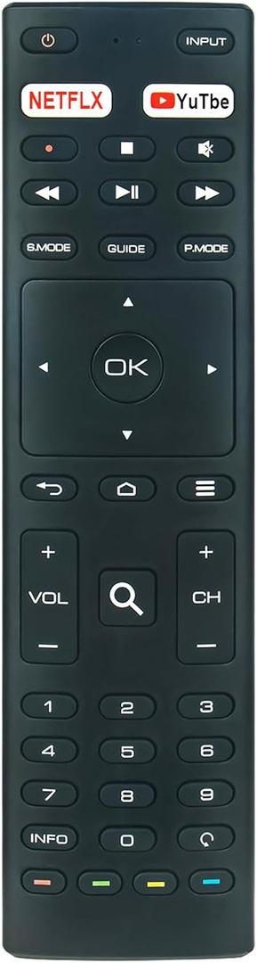 Replace Remote Control Compatible with RCA 4K UHD Android Smart TV RTAQ5033 RTAU5004