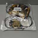 48 Pcs Happy New Year Party Favor 2026 Eyeglasses Headband Tiara Black Gold New Year Eve Party Supplies Decoration(Classic Style)