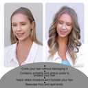 2 x CORATED Heatless Curling Rod Headband, No Heat Silk Ribbon Rollers for Overnight Sleeping Curls, Styling Kit with Hair Clips and Scrunchie