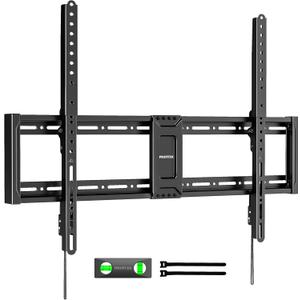 monTEK Heavy Duty Fixed TV Wall Mount for 43100 Inch TVs up to 200 lbs, 1.2" Ultra Slim Low Profile Wall Mount Bracket, Max VESA 800x600mm, Fits 16"/18"/24"/32" Wood Studs, Secure Space-Saving Design