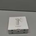 Ultrasonic Portable Nebulizer, USB Rechargeable Portable Nebulizer with Mouthpiece, Nebulizer Machine for Adults & Kids with Auto Clean, Travel, Home, Daily use, Transparent