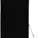 Westcott 8'x8' Black X-Drop Pro Wrinkle-Resistant Backdrop Kit - for Headshots, Portraits, Video Interviews, and Photo Booths