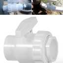 Replacement for SP0722S Trimline 2-Way Ball Valve, 1 1/2" SLIP ABS Pool Valve with Teflon Seats & Union Connector - Corrosion-Resistant for Pools, Spas, Water Systems - 50 PSI