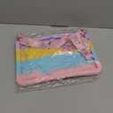 ACEMO for iPad (A16) 11th Generation Case 2025/ iPad 10th Gen Case 10.9 inch 2022 with 360 Rotating Kickstand Stand, Cute Cartoon Silicone Protective Kids Girl Cover Pink Purple