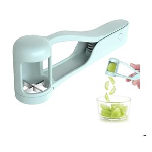 Luvan Grape Cutter for Toddlers, Grape Slicer Tool, Grape Tomato Cherry Strawberry Cutter Tools Into 4 Pieces for Vegetable Fruit Salad, Stainless Steel Quarter Grape Slicer Kitchen Gadget