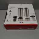 U'Select Electric Salt And Pepper Mills In Stainless Steel, 20 cm