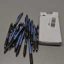 Pentel EnerGel Deluxe RTX Retractable Liquid Gel Pen - 0.5mm - Fine Line - Needle Tip - Black Ink/ Blue & Black Body/Total 15Pens Set