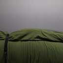 Zelladorra Japanese Floor Mattress, Futon Mattress with Portable Storage Bag and Washable Cover, Roll Up Thick Tatami Mat Suitable for Camping, Guest Room, Green, Full