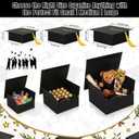 Kolldenn 48 Pack Mini Graduation Cap Gift Box 2.9 x 2.95 Inch Class of 2026 Graduation Party Favors Gift Boxes with Tassel for High School College Graduates Candy Chocolate Cash Checks