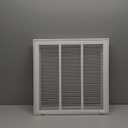 18"W x 18"H [Duct Opening Size] Steel Return Air Filter Grille - Removable Face/Door for 1 inch Filters -HVAC Vent Cover Grill - White [Outer Dimensions: 20 5/8"W X 20 5/8"H]