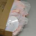 Large Bed Canopy with Star Lights, Double Layer Canopy for Bed, Princess Play Tent for Girls Room, Breathable Canopy Bed Curtain for Children Reading Nook, Machine Washable Canopy, 40''x106'', Pink