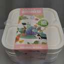 Multicolor Plastic Bento Box Containers, 10 Pack