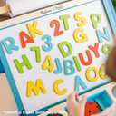Melissa & Doug Deluxe Magnetic Letters and Numbers Set 89 Wooden Alphabet Magnets & Numbers, Educational Learning Toys for Preschool Kids Ages 3+