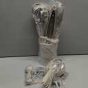 Umite Chef Kitchen Cooking Utensils Set, 33 pcs Non-Stick Silicone Cooking Kitchen Utensils Spatula Set with Holder, Wooden Handle Silicone Kitchen Gadgets Utensil Set (Khaki)