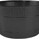 Rustic Ice Bucket Metal Drink Storage with Handle Wine Bucket Beverage Tub for Restaurant Cocktails Hotel Drinks Wine Cooling, Black