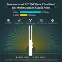 TP-Link Long Range Outdoor Access Point (EAP225-Outdoor) AC1200 Dual Band, IP65 Weatherproof, Free Expert Help, Remote Managed