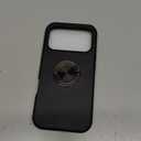 PELEPUES Shockproof Case for iPhone 17 Pro 6.3'', [Embedded Finger Ring] Military Grade Phone Case Cover with Reinforced Metal Stand Kickstand [Support Magnetic Car Holder] for iPhone 17 Pro, Black