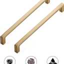 Ravinte 10 Pack Solid 7-1/2 Inch Square Cabinet Handles - Champagne Bronze Pulls for Drawers and Kitchen Cabinets - Hardware Handles