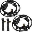 AcornTech 4PCS ABS Wheel Speed Sensors Front & Rear, Left & Right 5105572AA 5105063AB 5105573AA 5105573AB Compatible for 2007-2016 Jeep Compass Patriot 4WD, 2007-2012 Dodge Caliber AWD