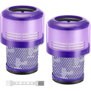 for Dyson V11 Torque Drive Cordless Vacuum Cleaner Replacement Filters Parts, Compatible with Dyson V11 SV14 Animal and V15 Detect Cordless Vacuum Models Filter, Part No.970013-02, 2 Pack