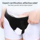 Hernia Belts for Men & Women Inguinal, Inguinal Hernia Support for Men, Hernia Truss for Single/Double Inguinal, Groin Belt, Adjustable Waist Strap with Removable Compression Pads