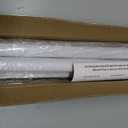 Shower Curtain Rod 31-80 in Adjustable Curtain Rod No Drilling Tension Shower Rod Stainless Steel for Bathroom Room Divider, White