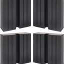 Jack Rubber Pad, Car Black Anti-Slip Rail Pinch Weld Adapter Support Block Heavy Duty for Car Lift (4 Pack, 5#)