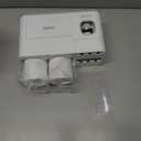 Compact Toothbrush Rack with Automatic Squeezer for Streamlined Bathroom Use