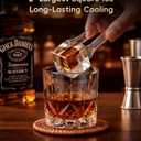 ecozy 2" Large Ice Cube Maker with CrystalFlux Technology, 2 pcs in 30 Mins with Eco Mode, 72 pcs/Day, 24H Timer, Clear Square Ice Machine with Self-Cleaning, Enhanced Insulation for Whiskey Bar | Square Ice 72 pcs / Day, Self-Cleaning for Whiskey Bar