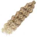 8 PCS 18" Ocean Wave Braiding Hair Extensions Crochet Braids Synthetic Hair Hawaii Afro Curl Ombre Curly Blonde Water Wave Braid For Women