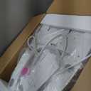 Electric Bidet Toilet Seat, Elongated, Warm Water with Air Dryer, Heated Seat and Slow Close Lid, Front and Rear Wash, LED Nightlight, Wireless Remote, White, 101