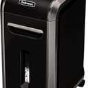 Fellowes Powershred 99Ci 18-Sheet 100% Jam-Proof Heavy Duty Crosscut Paper Shredder Machine for Office and Home, Black/Gray 3229904