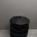 6 Sets Plastic Stanchion Set Traffic Delineator Post Cones with Fillable Base 6.6 ft Plastic Chain and S Hooks Crowd Control Parking Barrier for Traffic Caution Parking Lot Construction Roads (Black)