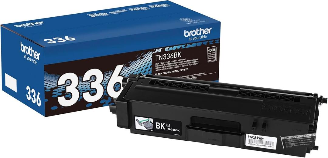 Brother TN-336BK DCP-L8400 L8450 HL-L8250 L8350 MFC-L8600 L8650 L8850 Toner Cartridge (Black) in Retail Packaging