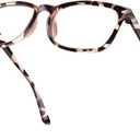 Blue Light Glasses for Woman Men | 99% Blue Light Blocking Glasses | Computer Glassess | Night Driving | Gaming | TV Phone Screen Reader Square Frame | Anti Eyestrain & UV Glare Protection ((2) Leopard & Wheat)
