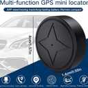 TODKISS GPS Tracker for Vehicles Strong Magnetic Car Vehicle Tracking Anti-Lost, 2023 New Multi-Function GPS Mini Locator, Monitoring for Professional Vehicles, Black