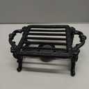 Sungmor Heavy Duty Cast Iron Teapot Dish Warmer Stable Holder for Tealight Stand | Tealight Warmer Decorative Stove for Villa Yard Balcony-Square