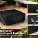 22 Inch Carry Bag and Griddle Cover Replacement Parts for Blackstone 22" Table Top Griddle with Griddle Hood, Heavy Duty Waterproof 600D Polyester Table Up 22" Griddle Cover