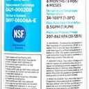 Samsung DA29-00020B, DA29-00020A, HAF-CIN EXP Premium Genuine Refrigerator Water Filter (1 Pack)